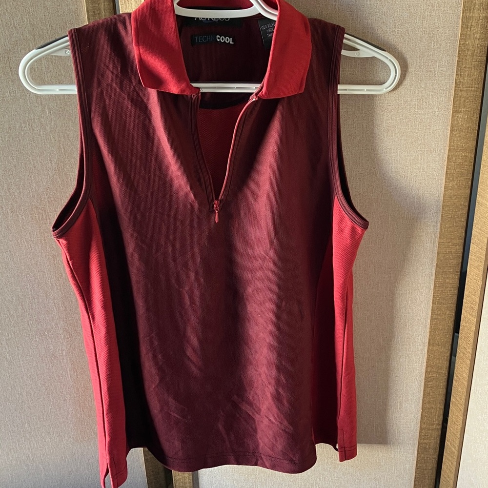 FINAL MARKDOWN Aureus 1/4 zip Polo Shirt medium